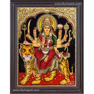 Durga Devi Tanjore Painting
