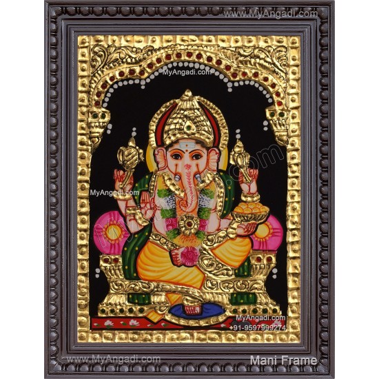 Ganesha Tanjore Painting Ganesha Tanjore Painting