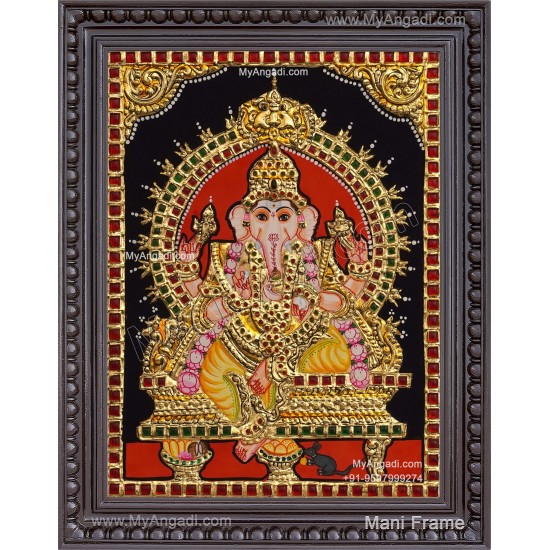 Ganesha Tanjore Painting Ganesha Tanjore Painting