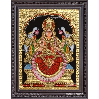 Gajalakshmi  Tanjore Painting