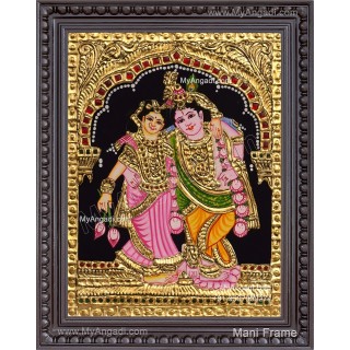 Kannan Rukmani Tanjore Painting