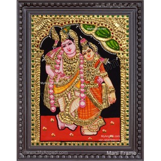 Kannan Rukmani Tanjore Painting