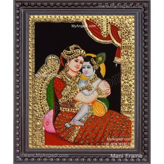 Yashoda Krishna Tanjore Painting