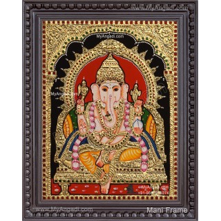 Ganesha Tanjore Painting