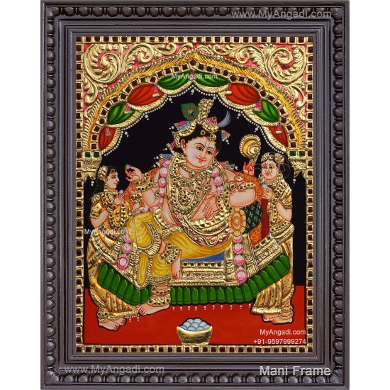 Krishna Tanjore Painting Krishna Tanjore Painting