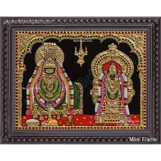 Annamalaiyar Unnamalaiyamman Tanjore Painting