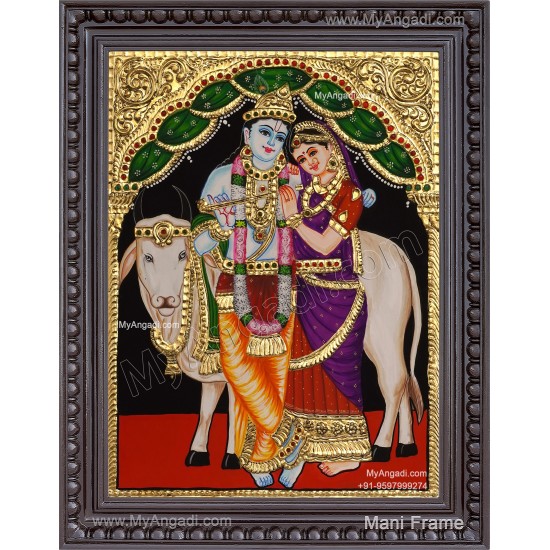 Radha Krishna Tanjore Painting
