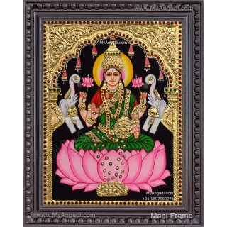 Gajalakshmi Tanjore Painting