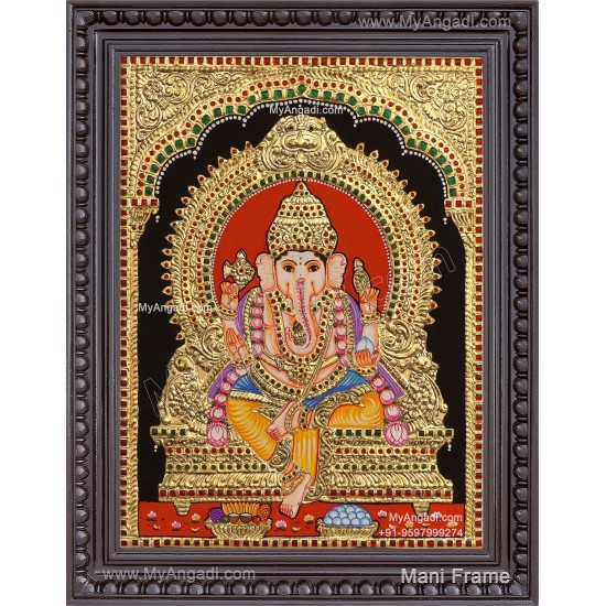 Ganesha Tanjore Painting Ganesha Tanjore Painting