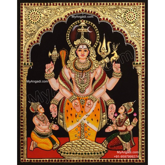 Aishwarya Easwarar Tanjore Painting 