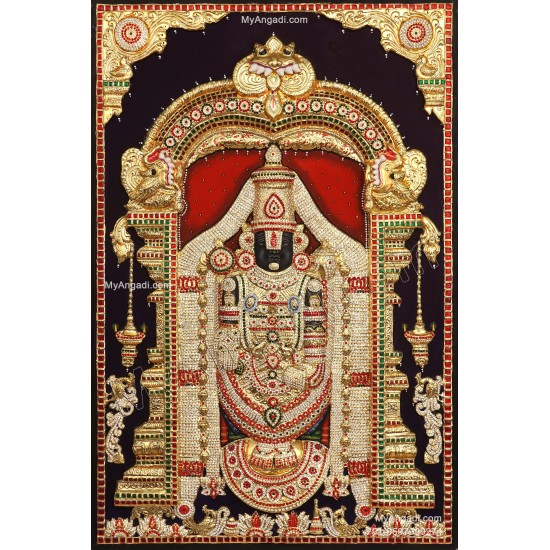 3D Balaji Tanjore Painting