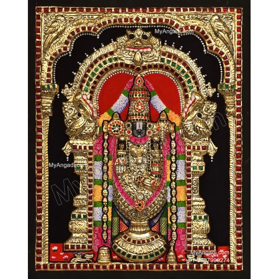 Balaji 3d Tanjore Painting