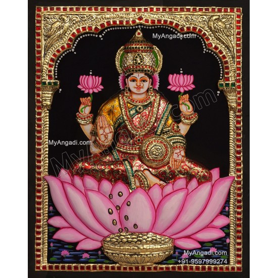 Lakshmi 3D Tanjore Painting