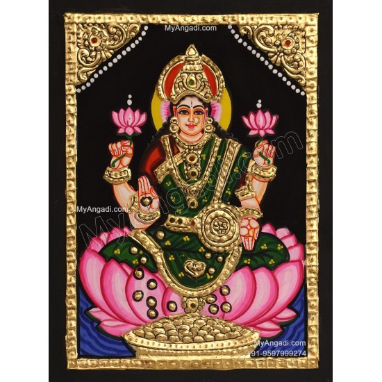Lakshmi Tanjore Painting Lakshmi Tanjore Painting