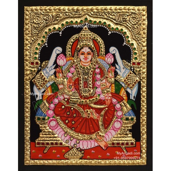 Gajalakshmi Tanjore Painting Gajalakshmi Tanjore Painting