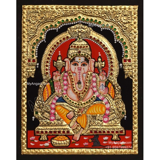 Ganesha Tanjore Painting