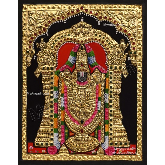 Venkatachalapathy  Tanjore Painting