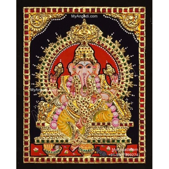 Ganesha Tanjore Painting