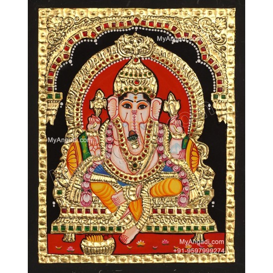 Ganesha Tanjore Painting