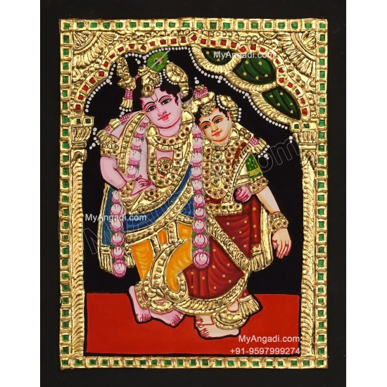 Kannan Rukmani Tanjore Painting