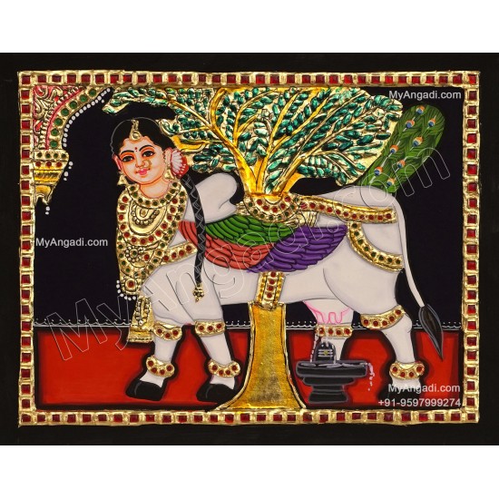 Kamadhenu Tanjore Painting