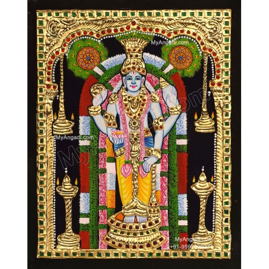 Guruvayurappan Tanjore Painting