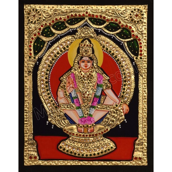 Ayyappan Tanjore Painting