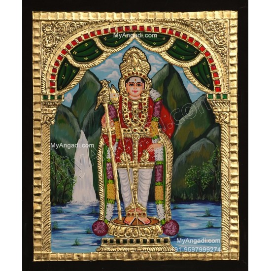 Raja Alangara Murugar Tanjore Painting Raja Alangara Murugar Tanjore Painting
