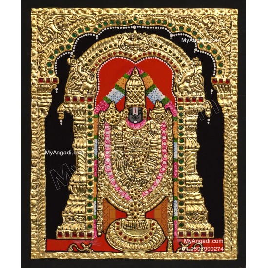 5 Set Ganesha Murugan Balaji Lakshmi Saraswathi Tanjore painting