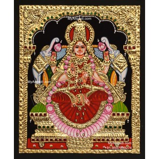 5 Set Ganesha Murugan Balaji Lakshmi Saraswathi Tanjore painting