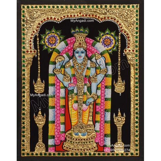 Guruvayurappan Tanjore Painting Guruvayurappan Tanjore Painting