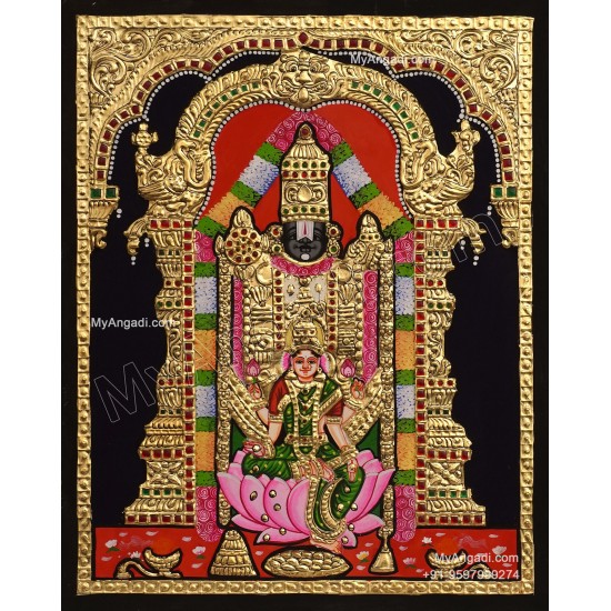 Balaji Lakshmi Tanjore Painting