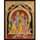 Vishnu Lakshmi Tanjore Painting