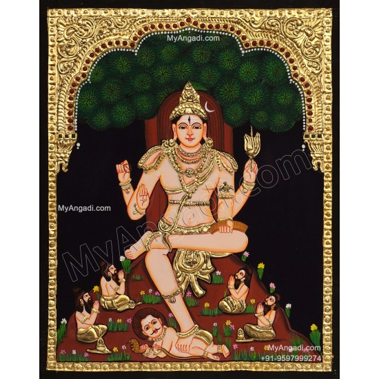 Dakshinamurthi Tanjore Painting