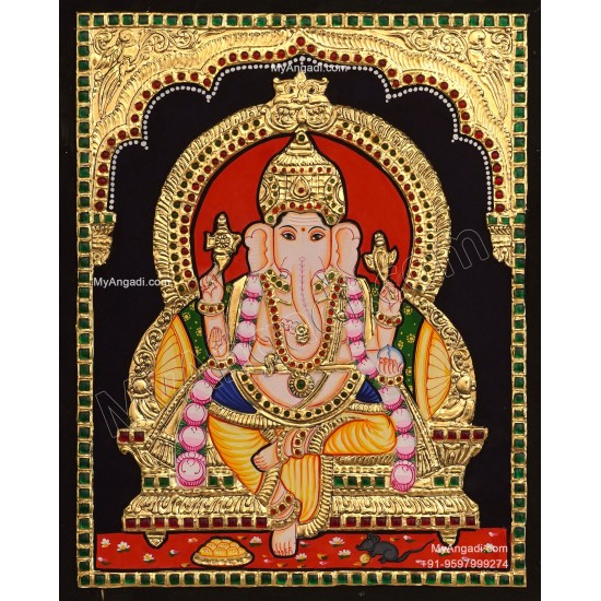 Vinayagar Tanjore Painting Vinayagar Tanjore Painting