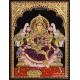 Gajalakshmi Tanjore Painting