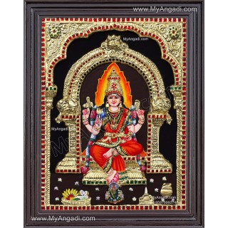 Sri Angala Parameshwari Tanjore Painting