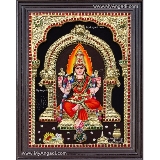 Sri Angala Parameshwari Tanjore Painting Sri Angala Parameshwari Tanjore Painting