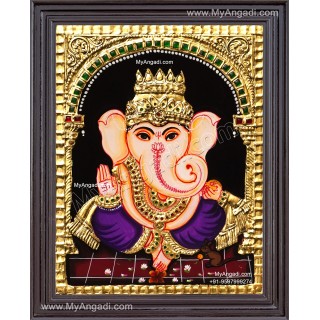 Ganesha Tanjore Painting