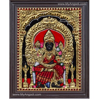 Urayur Vekkali Amman Tanjore Painting