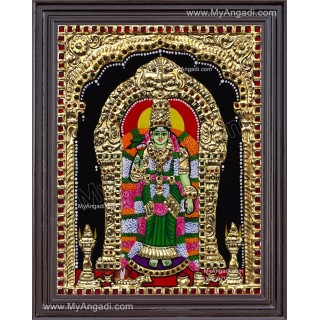 Madurai Meenakshi Amman Tanjore Painting