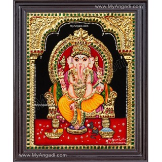 Ganesha Tanjore Painting