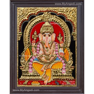 Ganesha Tanjore Painting