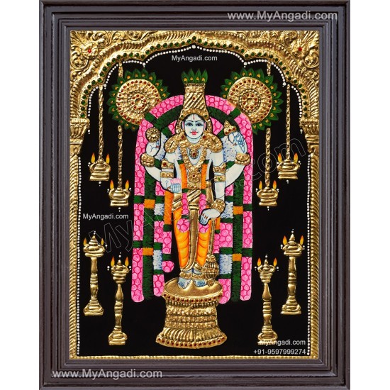 Guruvayurappan Tanjore Painting Guruvayurappan Tanjore Painting