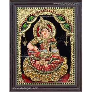 Anna Lakshmi Tanjore Painting