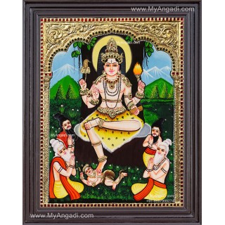 Dakshina Murthy Tanjore Painting