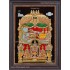 Ranganathar with Sri Devi and Bhu Devi Tanjore Painting