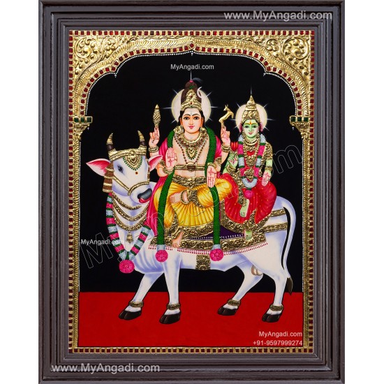 Shiva Parivar Tanjore Painting Shiva Parivar Tanjore Painting