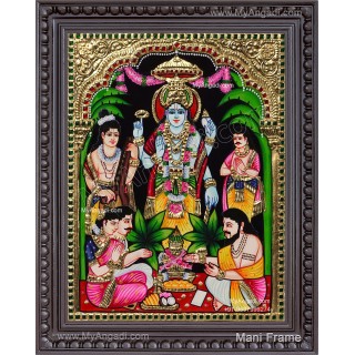 Sathyanarayana Tanjore Painting