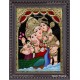 Parvathi Ganesha Murugan Tanjore Painting